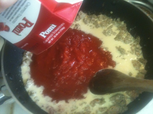pasta3 adding tomatoes