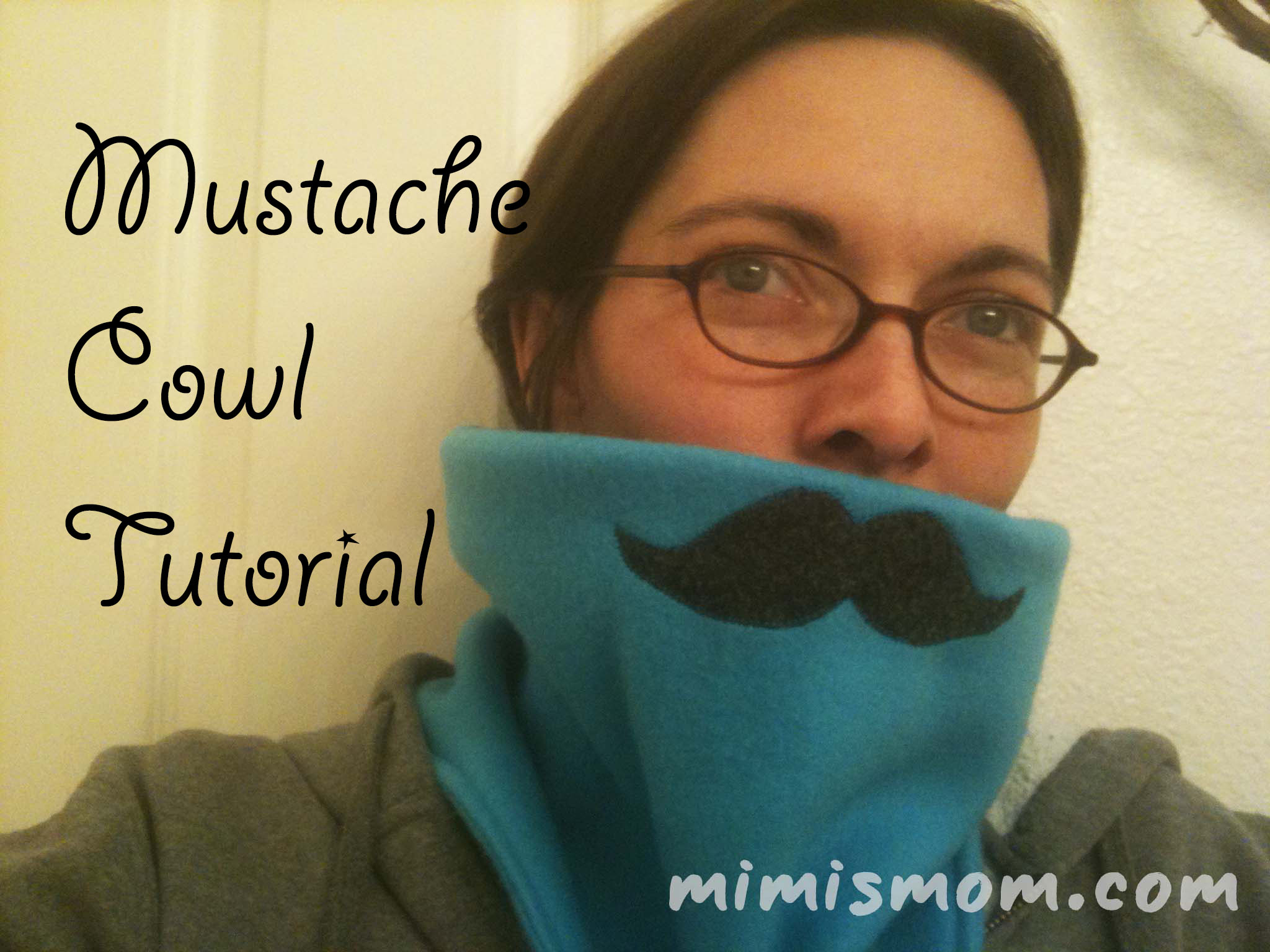 Mustache Cowl for Movember