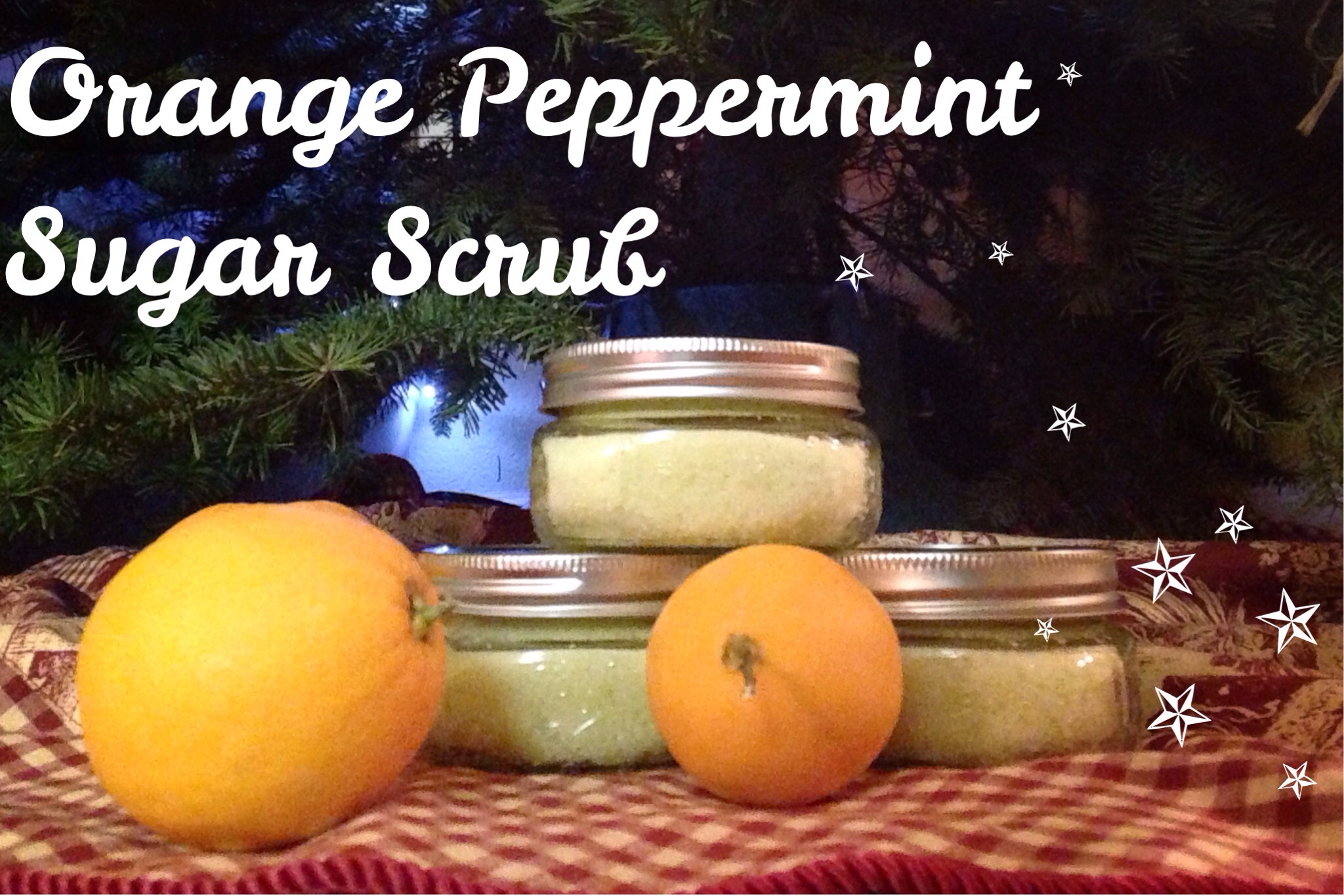 Orange Peppermint Sugar Scrub
