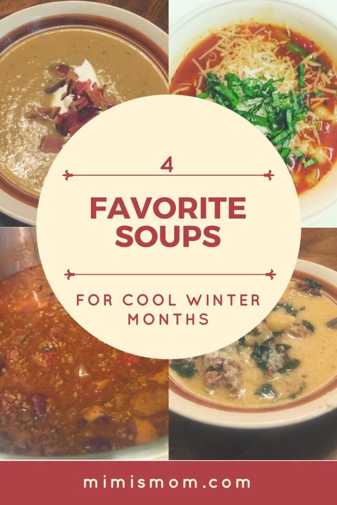 Four Favorite Soups for Cool Weather